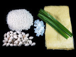 Ginkgo, Barley and Tofu Skin Dessert Ingredients