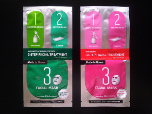 Watsons 3-Step Facial Treatment: Boosting Serum, Melting Films and Facial Mask